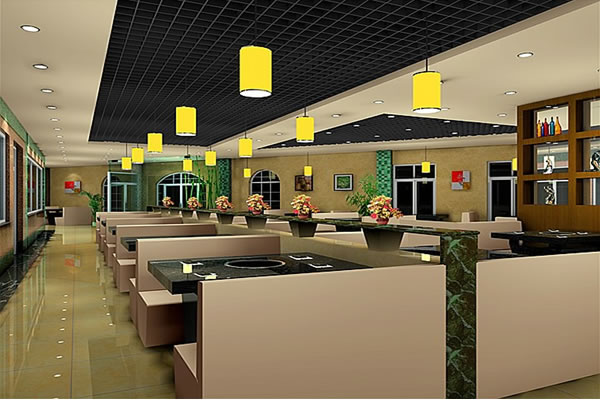 餐飲店面裝修設計圖片、餐飲店裝修效果圖、餐飲店裝修案例