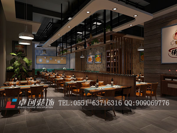 合肥阿婆豆腐餐飲店裝修設(shè)計(jì)裝修案例效果圖