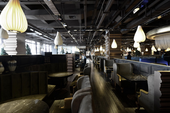 餐飲店面裝修設計圖片、餐飲店裝修效果圖、餐飲店裝修案例