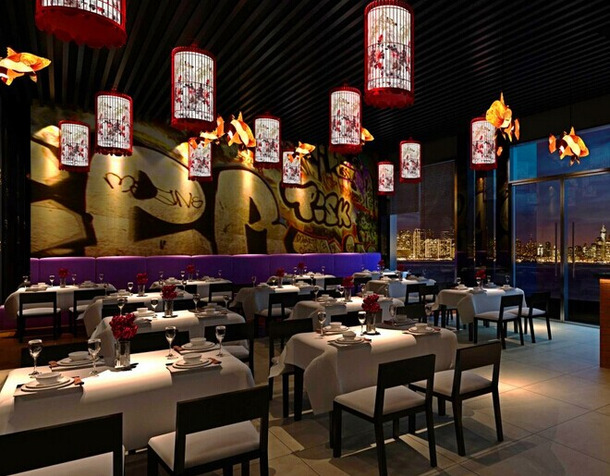 餐飲店面裝修設計圖片、餐飲店裝修效果圖、餐飲店裝修案例