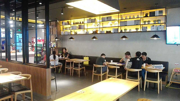 餐飲店面裝修設計圖片、餐飲店裝修效果圖、餐飲店裝修案例