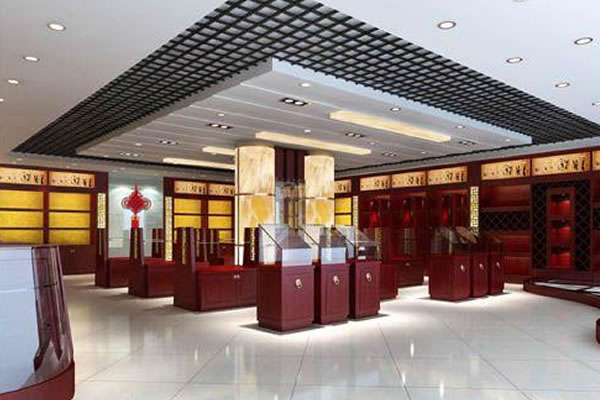 中式風(fēng)格煙酒店裝修效果圖